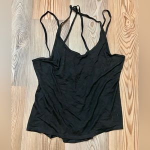 Express One Eleven M Black Strappy Tank